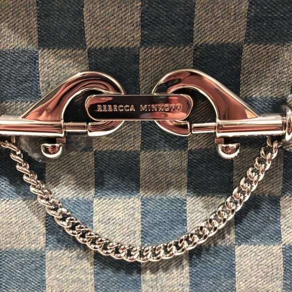 Rebecca Minkoff - Lou Top Handle Denim Crossbody - Picture 2 of 7